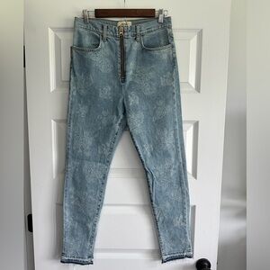 NWT Baldwin Harley High Rise Skinny Jeans Rose Floral